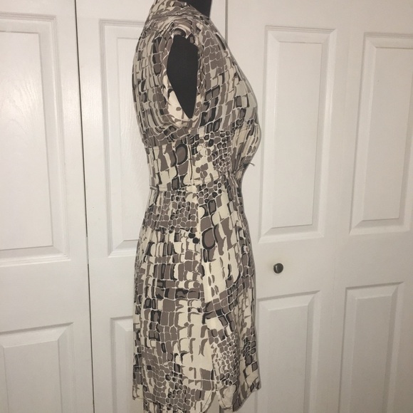 Nanette Lenore snake print 100%silk dress - Picture 4 of 8
